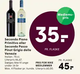 Secondo Piano Primitivo eller Secondo Passo Pinot Grigio delle Venezie