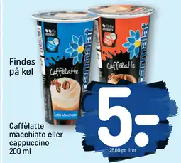 REMA 1000 Caffèlatte macchiato eller cappuccino 200 ml tilbud