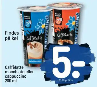 REMA 1000 Caffèlatte macchiato eller cappuccino 200 ml tilbud