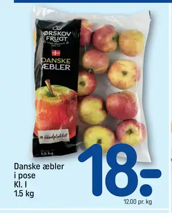 REMA 1000 Danske æbler i pose Kl. I 1.5 kg tilbud