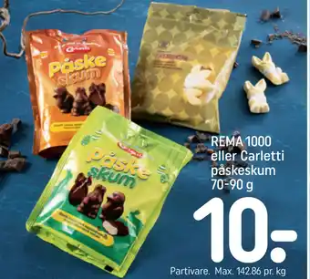 REMA 1000 REMA 1000 eller Carletti påskeskum 70-90 g tilbud