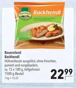 Citti Bauernland Backhendl tilbud