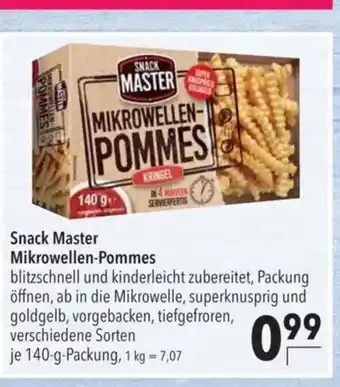 Citti Snack Master Mikrowellen-Pommes tilbud