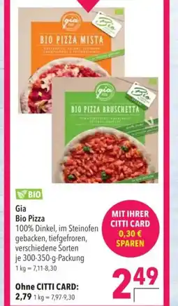 Citti Gia Bio Pizza tilbud