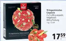 Citti TK Argentinisches Rindercarpaccio tilbud