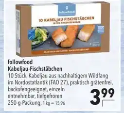 Citti Followfood kabeljau-fischstäbchen tilbud