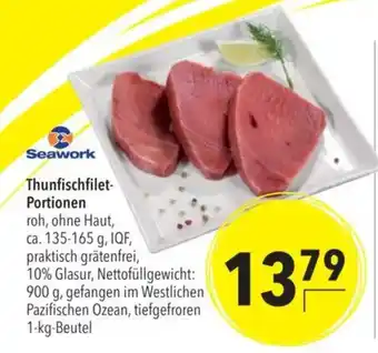 Citti Seawork Thunfischfilet- Portionen roh, ohne Haut, tilbud