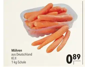 Citti Möhren aus Deutschland KI.II 1-kg-Schale tilbud