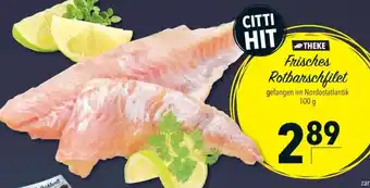 Citti Frisches Rotbarschfilet tilbud