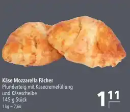 Citti Käse mozzarella fächer plunderteig mit käsecremefüllung und käsescheibe tilbud