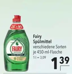 Citti Fairy Spülmittel tilbud