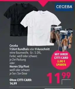 Citti Ceceba T-Shirt Rundhals oder V-Ausschnitt tilbud