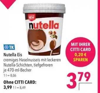 Citti Nutella Eis tilbud