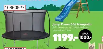 Fætter BR Jump Power 366 trampolin tilbud