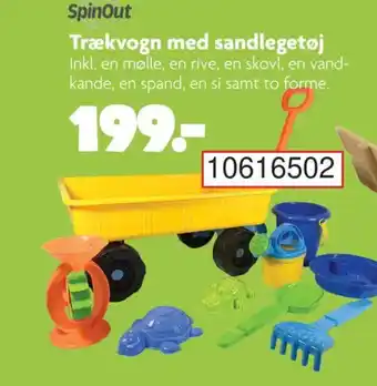 Fætter BR SpinOut Trækvogn med sandlegetøj tilbud