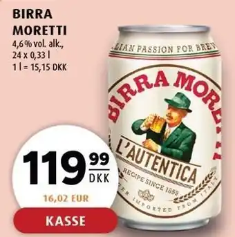 Scandinavian Park BIRRA MORETTI tilbud