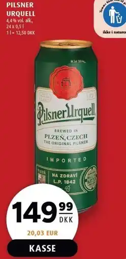 Scandinavian Park PILSNER URQUELL tilbud