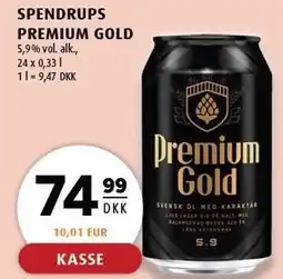 Scandinavian Park SPENDRUPS PREMIUM GOLD tilbud