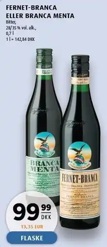 Scandinavian Park FERNET-BRANCA ELLER BRANCA MENTA tilbud