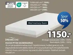 JYSK HULDA PF100 SKUMMADRAS tilbud