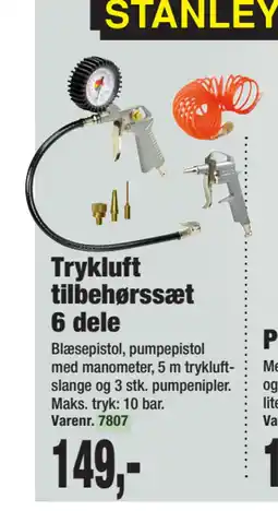 Harald Nyborg Trykluft tilbehørssæt 6 dele tilbud