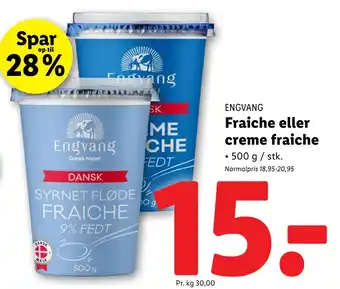 Lidl Fraiche eller creme fraiche tilbud