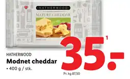 Lidl Modnet cheddar tilbud