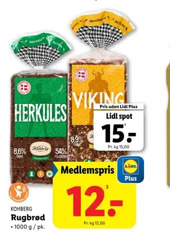 Lidl Rugbrød tilbud