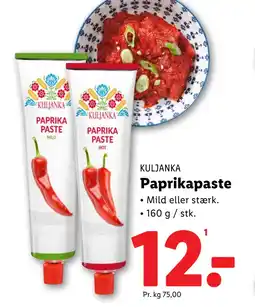 Lidl Paprikapaste tilbud