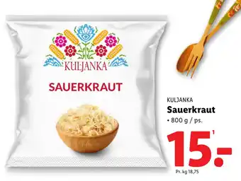 Lidl Sauerkraut tilbud