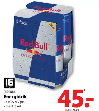 Lidl Energidrik tilbud