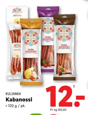 Lidl Kabanossi tilbud