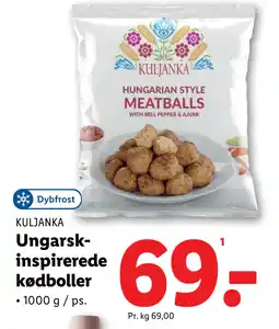 Lidl Ungarskinspirerede kødboller tilbud