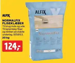 jem & fix ALFIX Normalfix fliseklæber tilbud