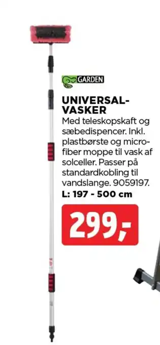 jem & fix Universal- vasker tilbud