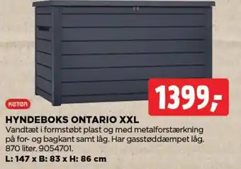 jem & fix Hyndeboks ontario xxl tilbud