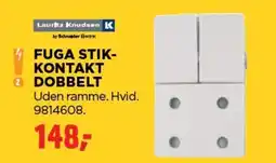 jem & fix Fuga stik- kontakt dobbelt tilbud