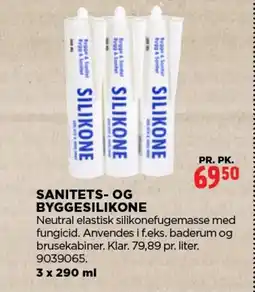 jem & fix Sanitets- og byggesilikone tilbud