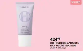 Matas Ole henriksen après-skin rich rescue treatment tilbud