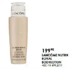 Lancôme nutrix royal bodylotion