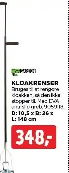 jem & fix GARDEN KLOAKRENSER tilbud