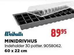 jem & fix WEIBULLS MINIDRIVHUS tilbud