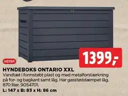 jem & fix KETER HYNDEBOKS ONTARIO XXL tilbud