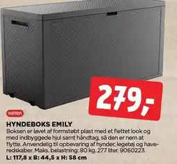 jem & fix KETER HYNDEBOKS EMILY tilbud