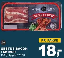 Let-Køb GESTUS BACON I SKIVER tilbud