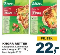 Let-Køb KNORR RETTER tilbud