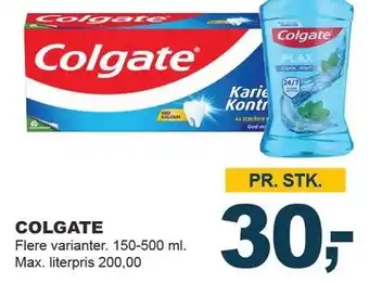 Let-Køb COLGATE tilbud