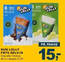 Let-Køb SUN LOLLY FRYS SELV-IS tilbud