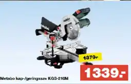 Bauhaus Metabo kap-/geringssav KGS-21GM tilbud