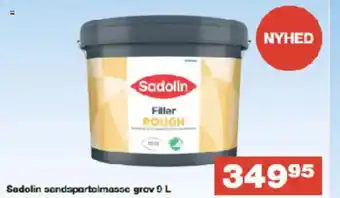 Bauhaus Sadolin sandspartelmasse grov tilbud